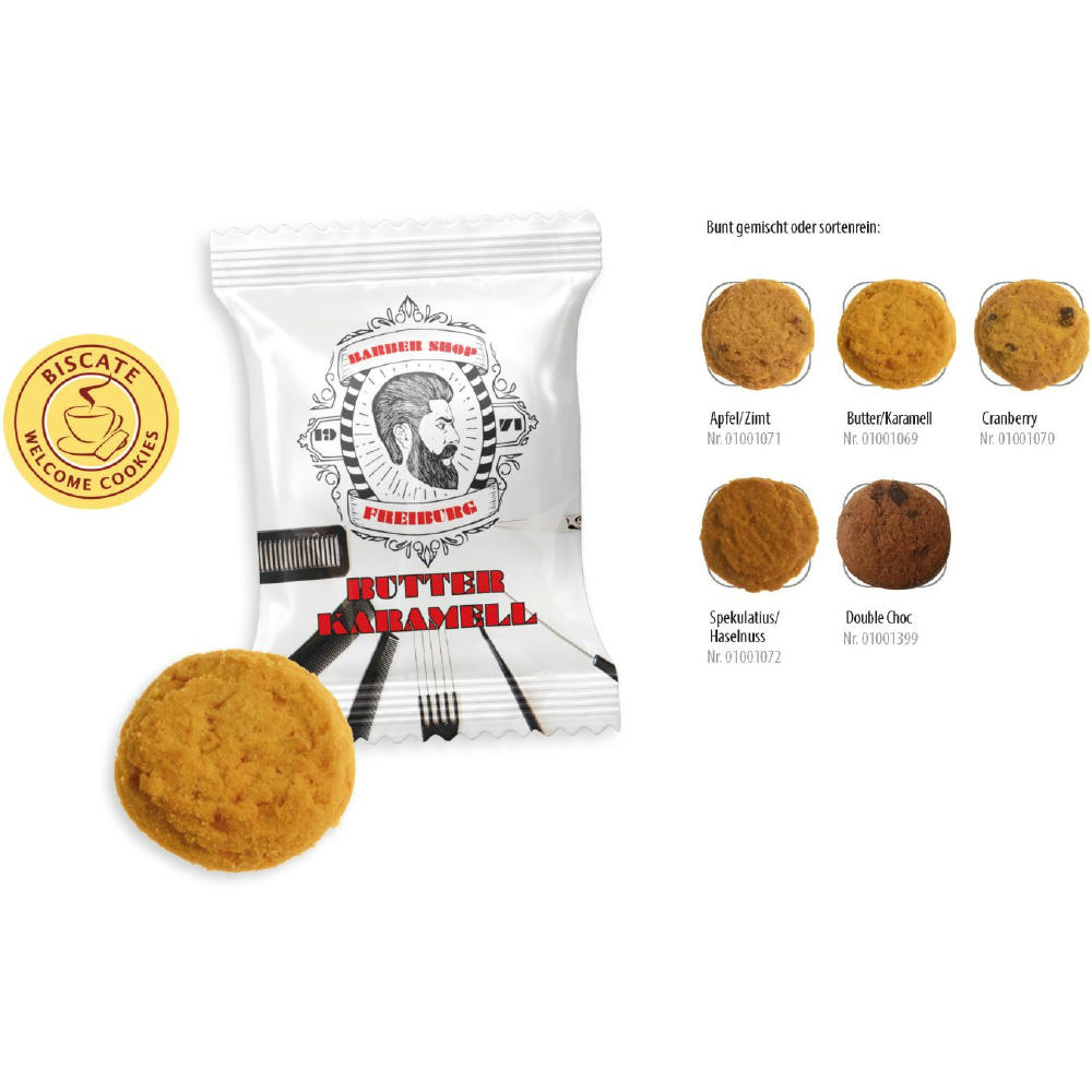 Coffee Cookies Flowpack,   1 Stück, Inhalt: Coffee Cookies Butter, Karamell