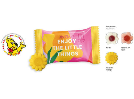 HARIBO Blumen Werbetüte,   1 Stück, Inhalt: HARIBO Blumen