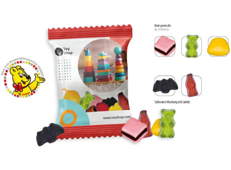 HARIBO Mini Color-Rado Werbetüte,   10 g, Inhalt: HARIBO Mini-Color-Rado