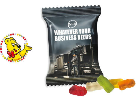 HARIBO Standardformen Werbetüte,   6,5 g, Inhalt: HARIBO LKWs