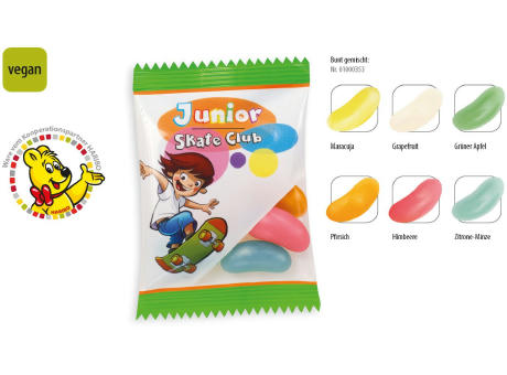 HARIBO Jelly Beans Werbetüte,   10 g, Inhalt: HARIBO Jelly Beans