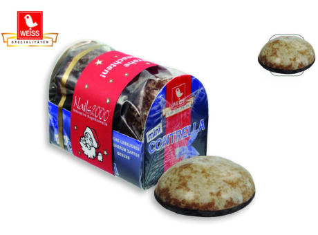 4er Lebkuchenbox,   4 Stück, Inhalt: Weiss Lebkuchen Mini-Contrella