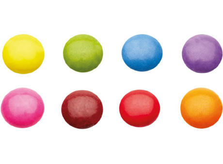 Mini-Schokolinsen Werbetüte,   10 g, Inhalt: Schokolinsen Mini