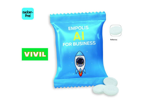 VIVIL Extra Strong 10 g Werbetüte, 10 g, Inhalt: VIVIL Extra Strong, zuckerfrei