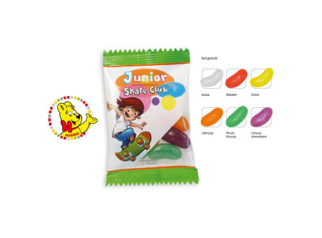 HARIBO Jelly Beans Werbetüte, 10 g, Inhalt: HARIBO Jelly Beans