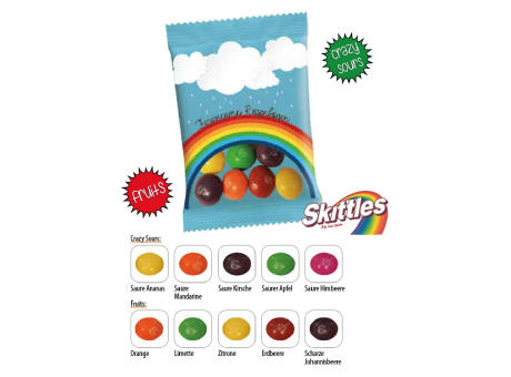 Skittles Werbetüte, 9 g, Inhalt: Skittles "Crazy Sours"