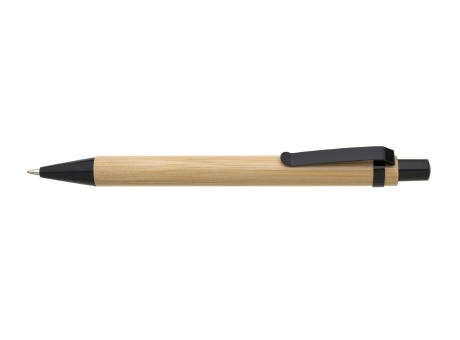 TURAL NERO BLACK* Bambus/Metall Kugelschreiber