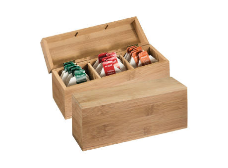 Caja para té Damaskus de bambú