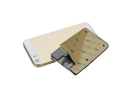 Portatarjetas autoadhesivo para teléfono móvil Bor