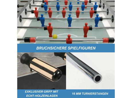 individuell 4c-bedruckter Tischkicker High Premium