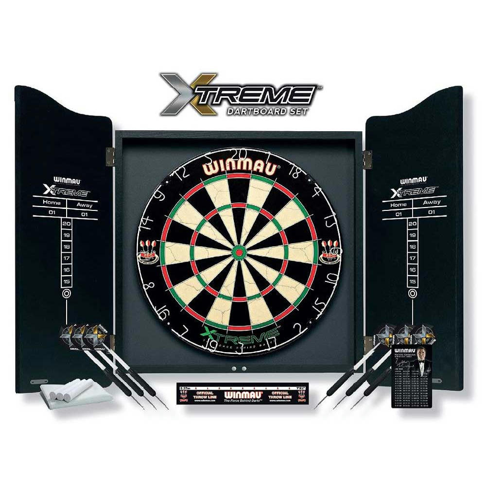 Dartboard Winmau Black Box  | inkl. 4c Druck 1seitig