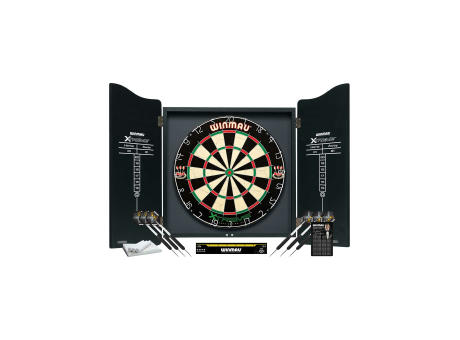 Dartboard Winmau Black Box  | inkl. 4c Druck 1seitig