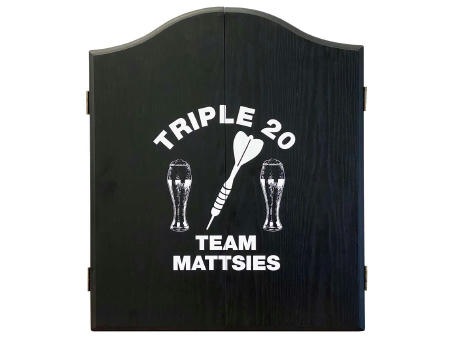 Dartboard Winmau Black Box  | inkl. 4c Druck 1seitig