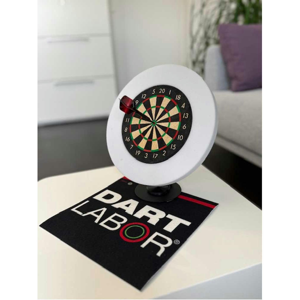 Dart Labor Mini Tisch Dartboard | inkl. 4c Druck