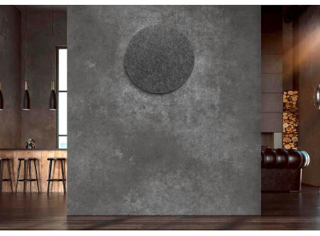 Schallabsorber rund ø 45 x 3 cm anthrazit | Made in Germany