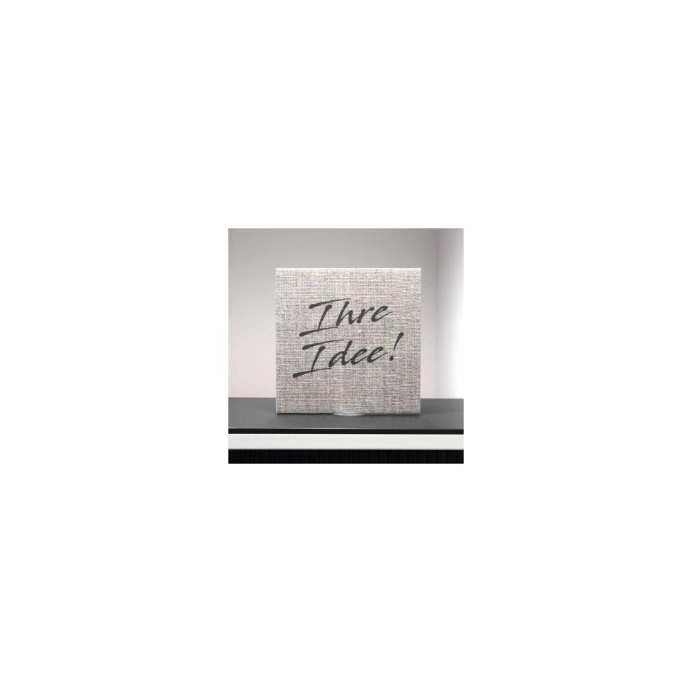 Schallschutzbild 50 x 50 cm weiß, 1-seitig 4c Digitaldruck