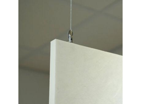 Drahtseilaufhängung für Schallschutzplatten 2,5 cm Stärke