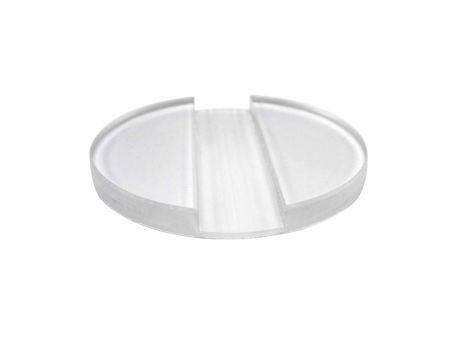 Ständer/Verbinder Acryl rund für Plattenstärke 2,5cm
