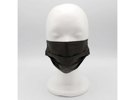 Medizinische 3-lagige schwarze Mundmaske EN14683 | sofort lieferbar