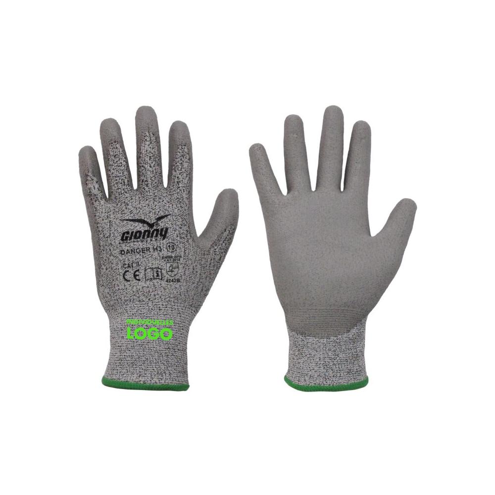 Schnittschutz-Handschuhe Danger H3 | individ. Kundenlogo