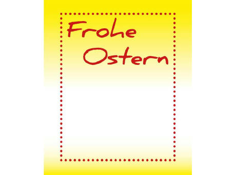 Organzasäckchen "Bunte Ostern", mit Grußkarte