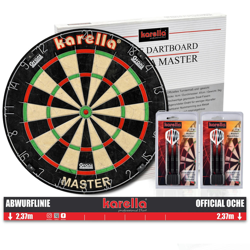 Dartboard Karella Master | inkl. Bedruckung