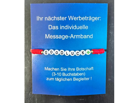 Message Armband