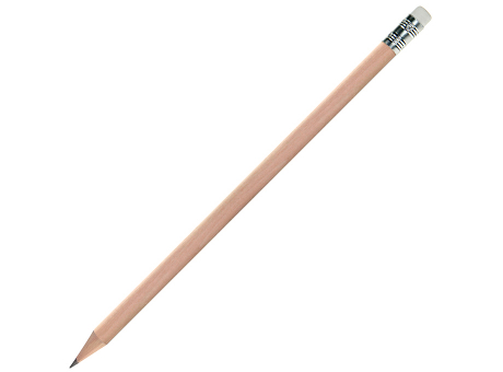 Bleistift, Natur-Bleistift, mit Radierer