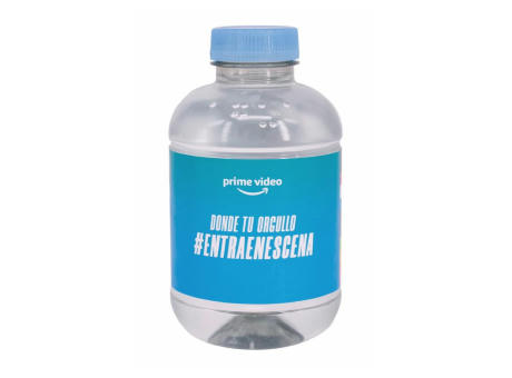 Botella de agua reciclada