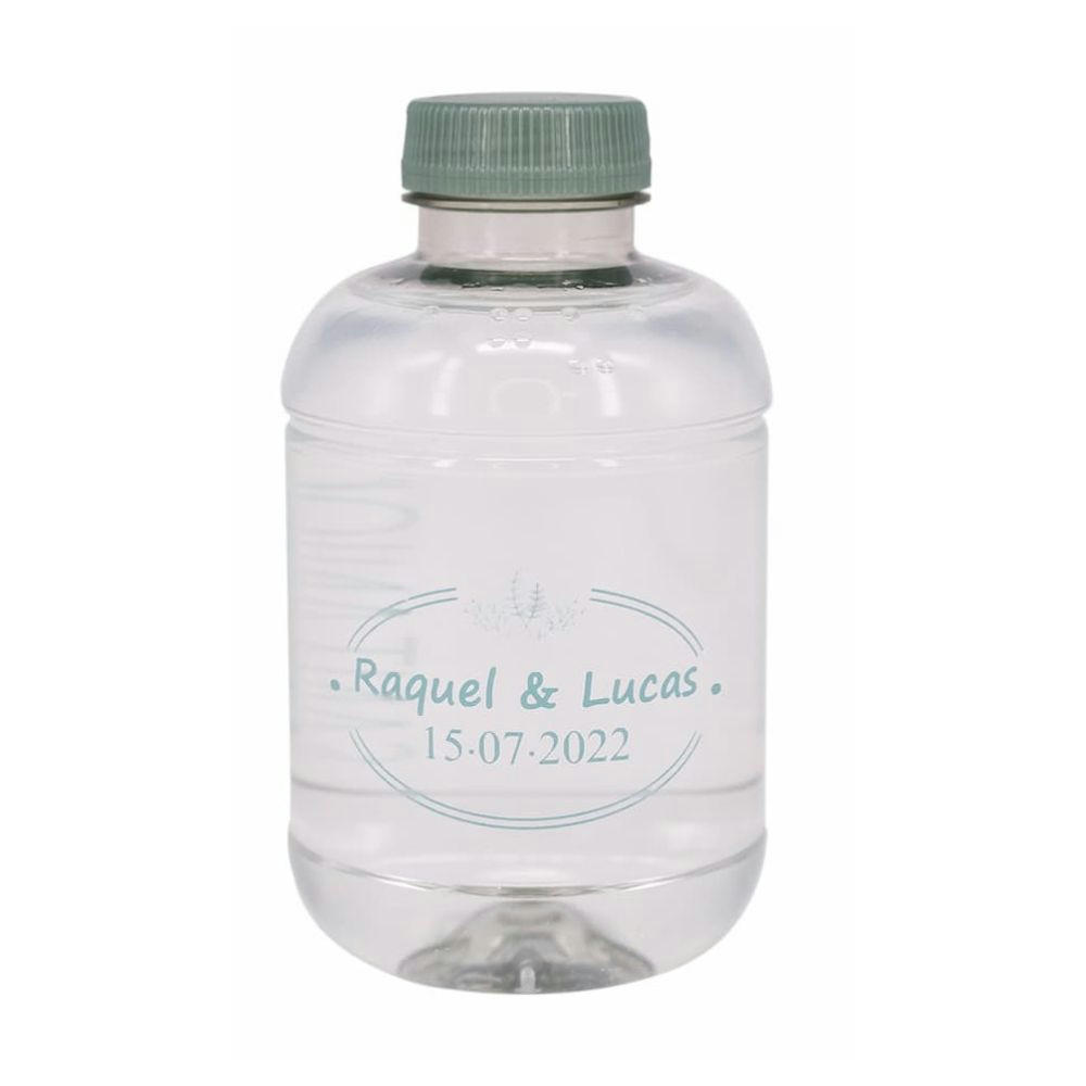 Botella de agua reciclada