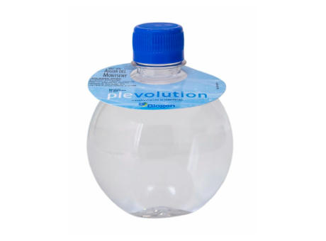 Botella de agua redonda