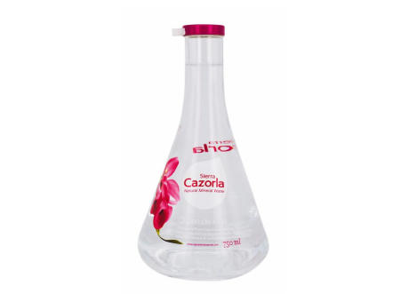 Botella de agua de cristal Cazorla decantador