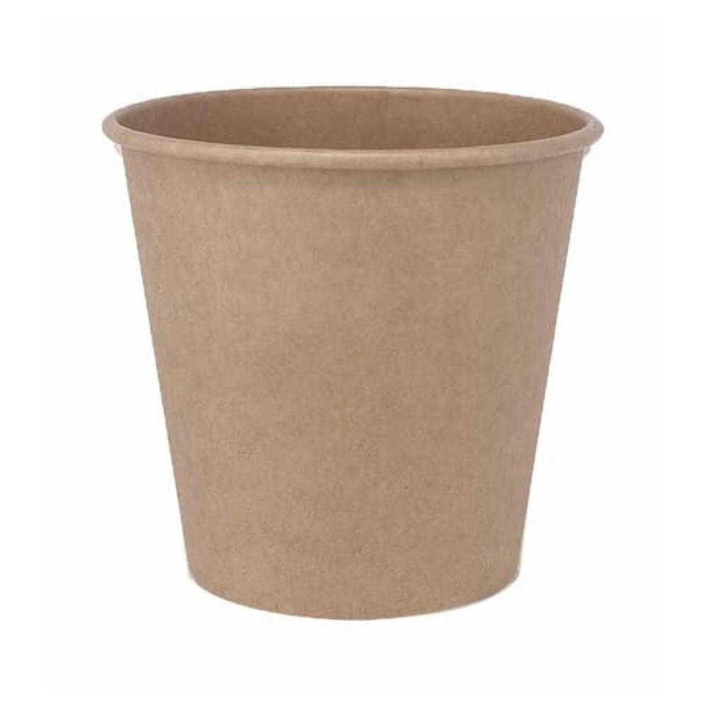 Vaso de cartón ecológico marrón