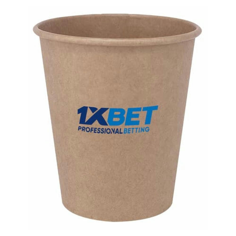 Vaso de cartón ecológico marrón