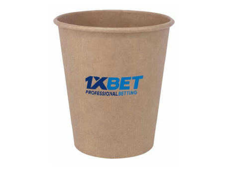 Vaso de cartón ecológico marrón