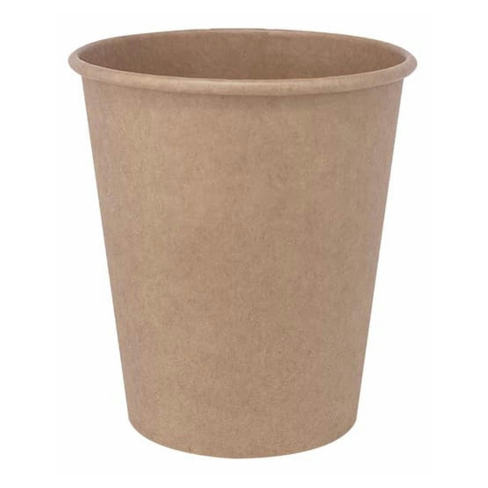 Vaso de cartón ecológico marrón