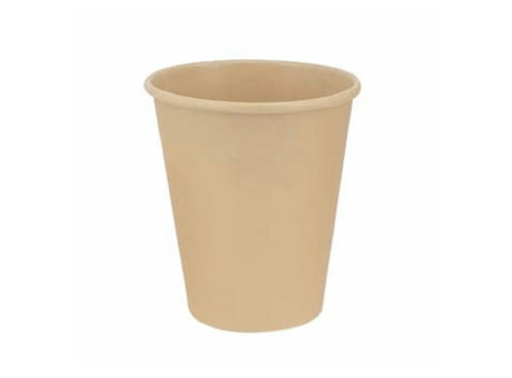 Vaso de carton marron