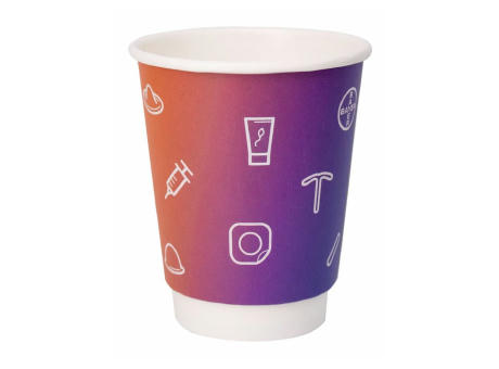 Vaso de cartón doble capa personalizado