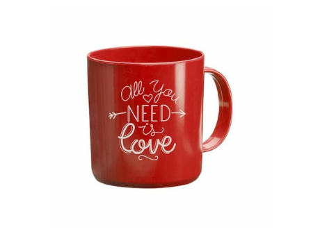 Taza de plastico