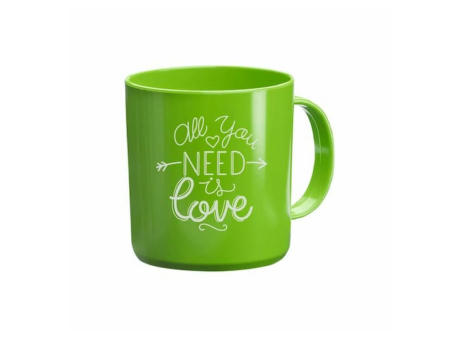 Taza de plastico