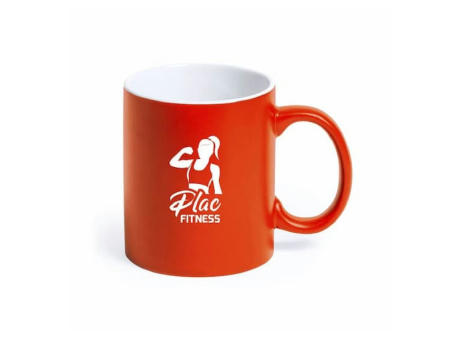Taza de color interior blanco