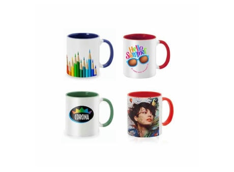 Taza blanca interior color