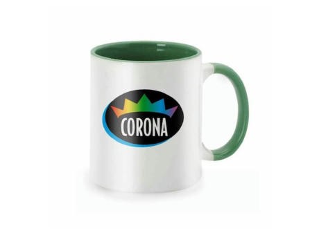 Taza blanca interior color
