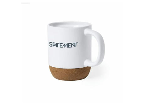 Taza de ceramica y corcho