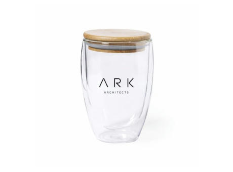 Vaso de cristal doble pared 