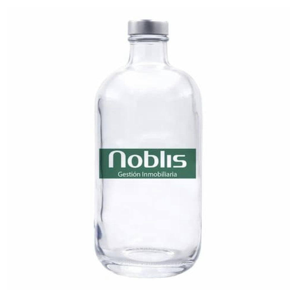 Botella de cristal