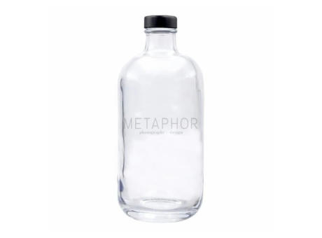 Botella de cristal