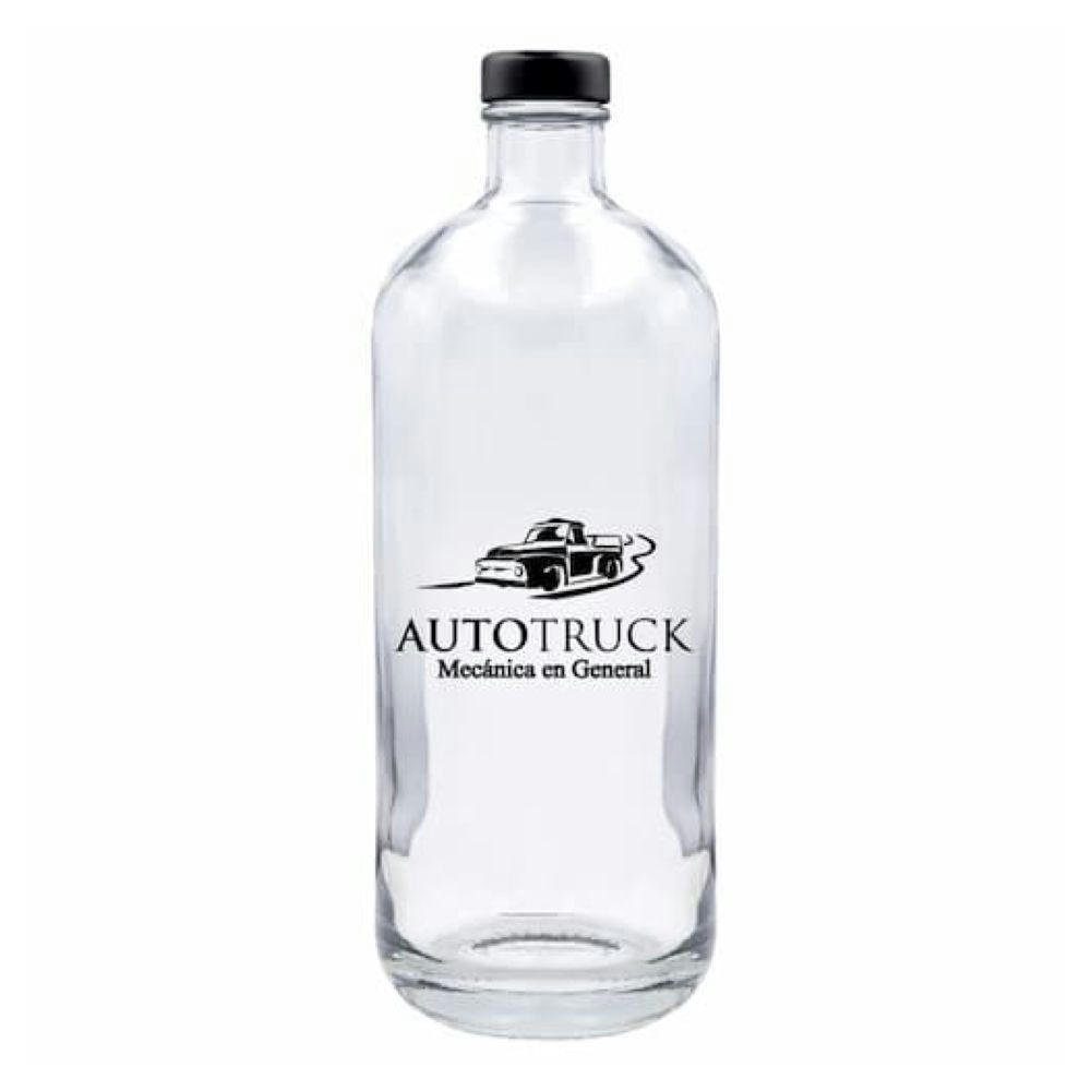 Botella de cristal