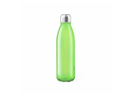 Botella de cristal de colores