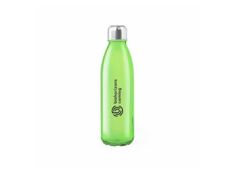 Botella de cristal de colores